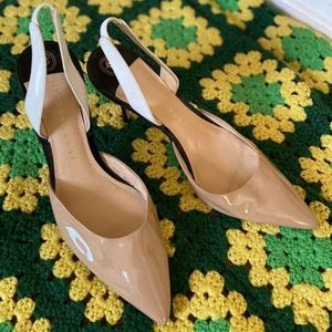 Ivanka trump patent leather stiletoe shoes